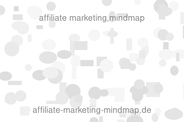 affiliate marketing,mindmap