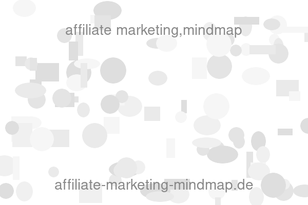 affiliate marketing,mindmap