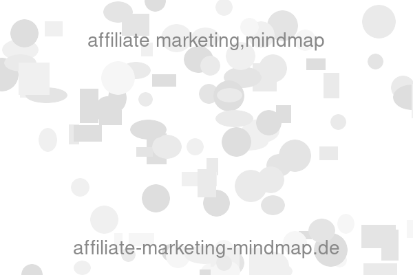 affiliate marketing,mindmap