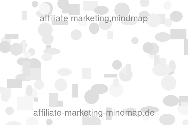 affiliate marketing,mindmap